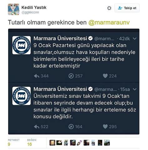 M­a­r­m­a­r­a­ ­Ü­n­i­v­e­r­s­i­t­e­s­i­­n­d­e­ ­S­ı­n­a­v­l­a­r­ı­n­ ­E­r­t­e­l­e­n­m­e­s­i­n­e­ ­T­e­p­k­i­s­i­z­ ­K­a­l­a­m­a­m­ı­ş­ ­1­2­ ­Ö­ğ­r­e­n­c­i­